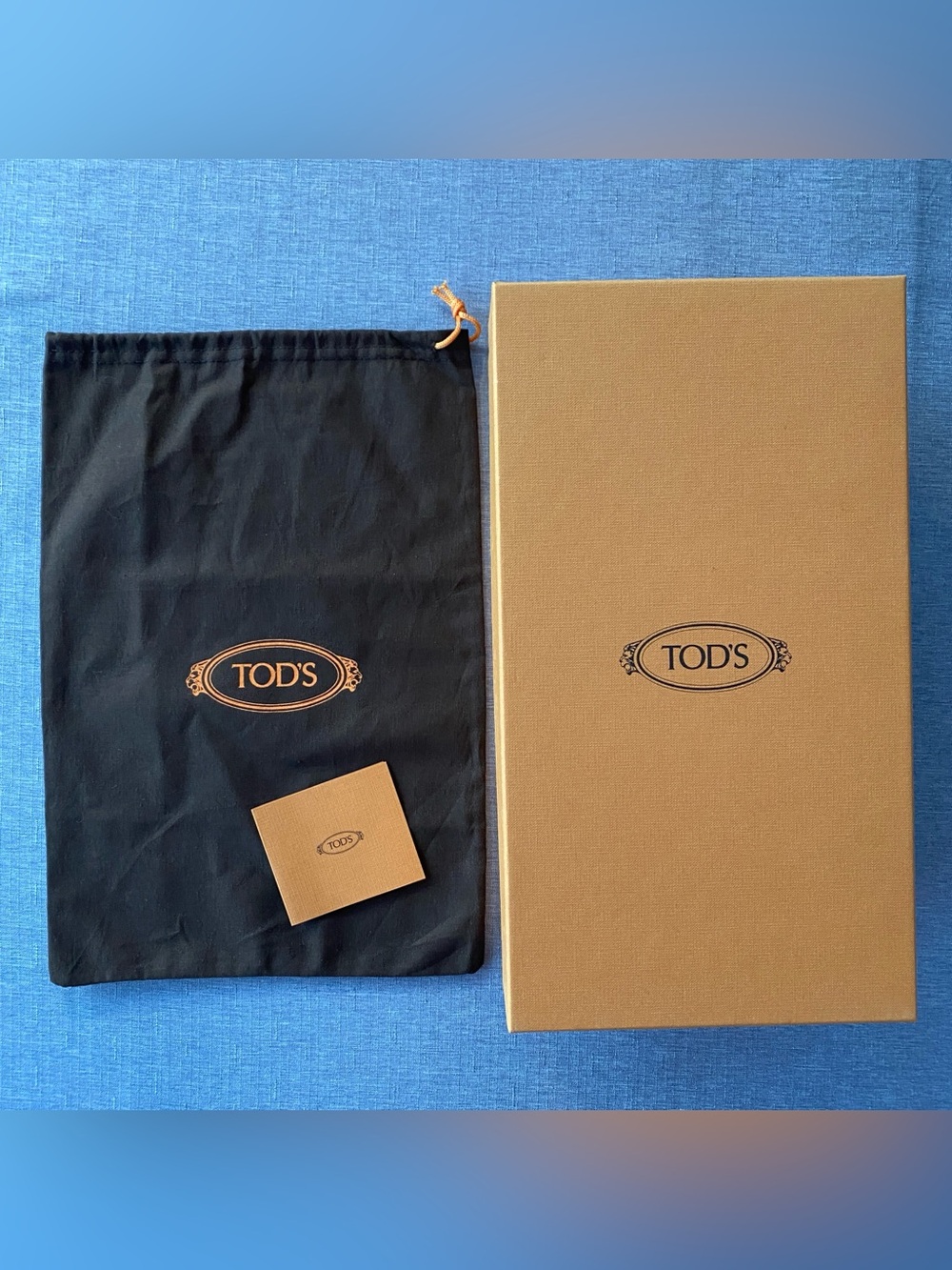🇮🇹 TOD'S | Luxury Shoe Box and Drawstring Dust Bag - Storage & Gift